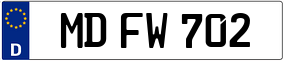 Truck License Plate